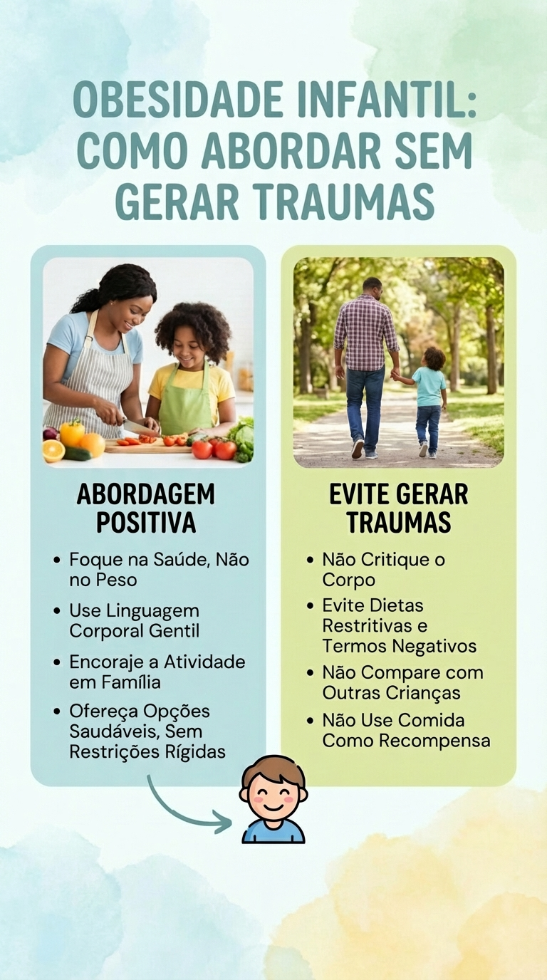 Obesidade infatil: Como abordar sem gerar traumas